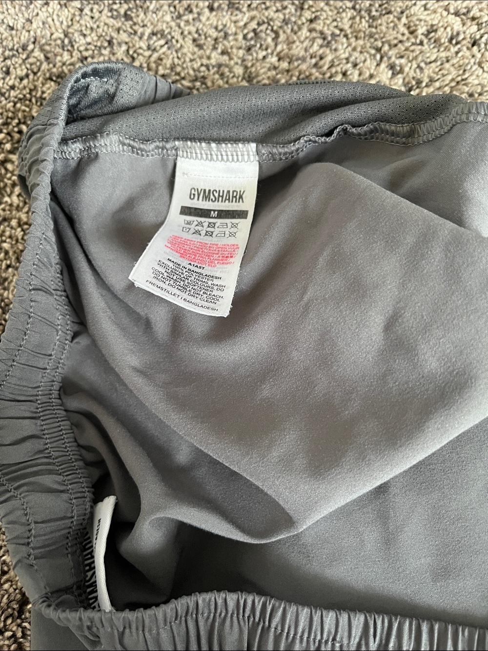 Gymshark Men's Dark Gray Athletic Shorts men’s medium. Good condition. - Picture 11 of 11